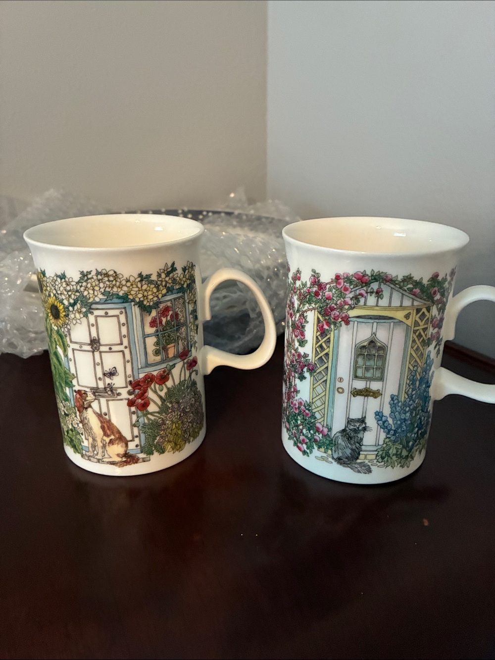 Two coffee/ tea mugs